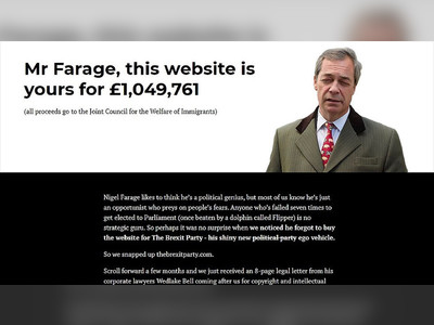 Pro-EU group trolls Brexit Party by holding domain name to £1mn ransom