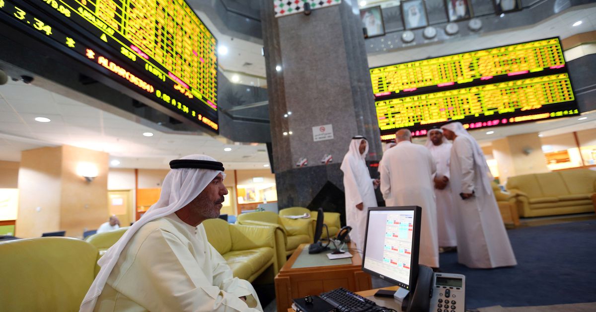 MIDEAST STOCKS Abu Dhabi hits record high, Saudi bourse up on banks