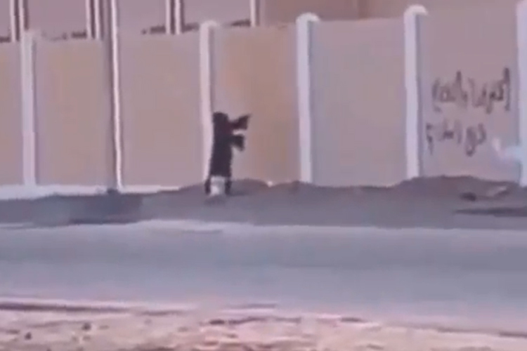 VIDEO: Saudi woman’s act of cleaning untidy school walls wins accolades
