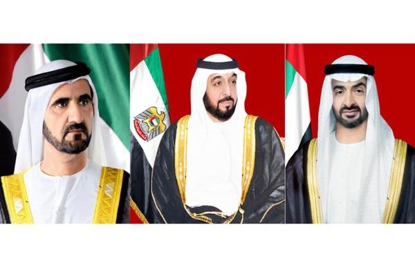 UAE leaders receive New Year's greetings