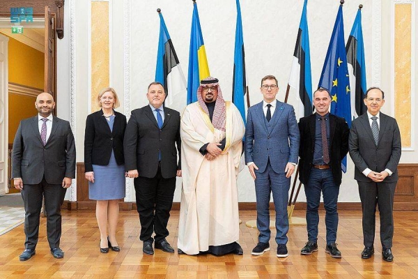 Saudi minister of economy and planning visits Estonia