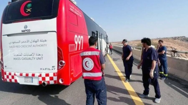 8 died and 43 injured in bus accident in Madinah