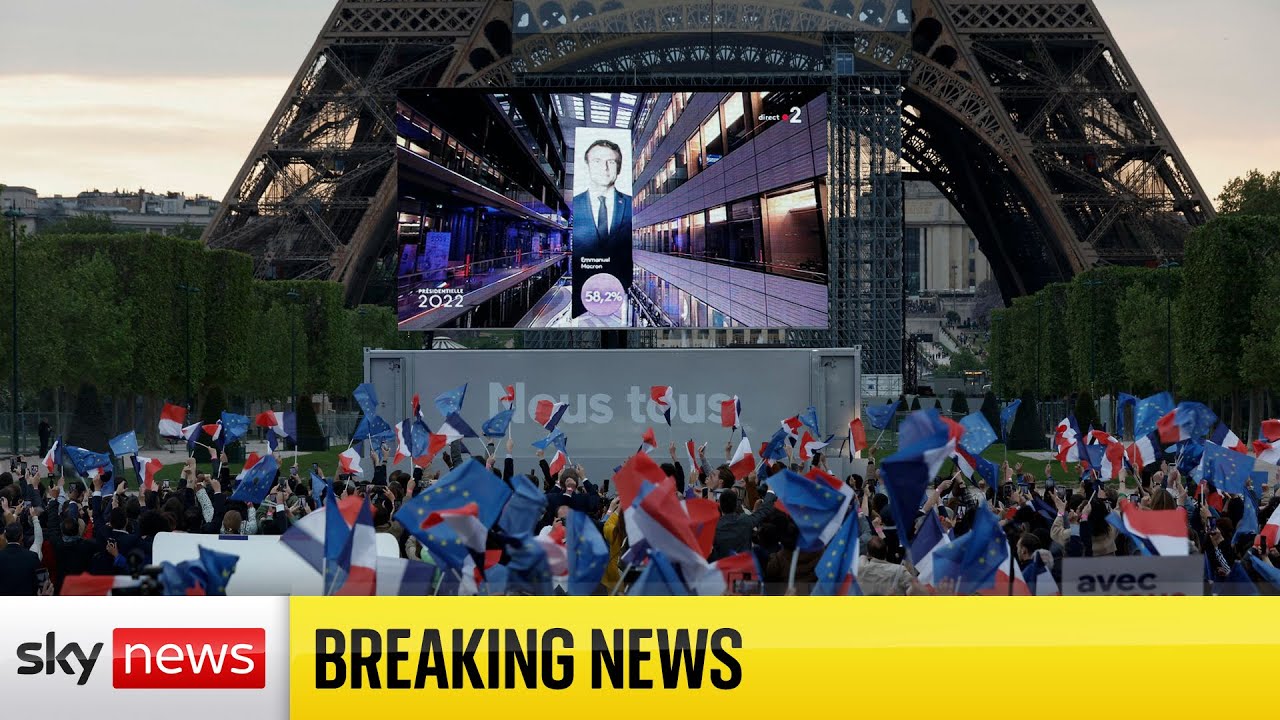 Emmanuel Macron re-elected President of the French Republic with 58.8% ahead of Marine Le Pen