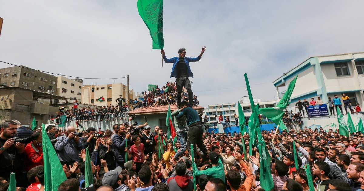 Hamas holds rally in Gaza over Israeli raids at Al-Aqsa Mosque