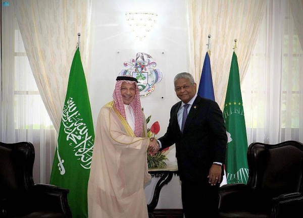 President of Seychelles receives Saudi Advisor Qattan