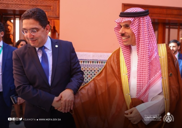 Saudi foreign minister meets counterparts in Morocco
