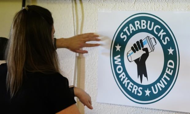 Revealed: Starbucks fired over 20 US union leaders in recent months