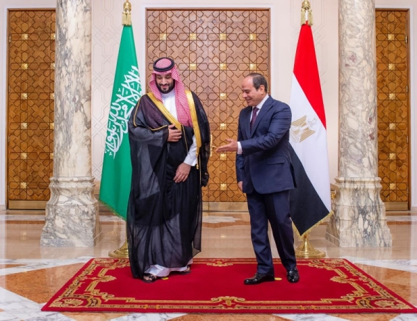 Crown Prince, El Sisi hold wide ranging talks