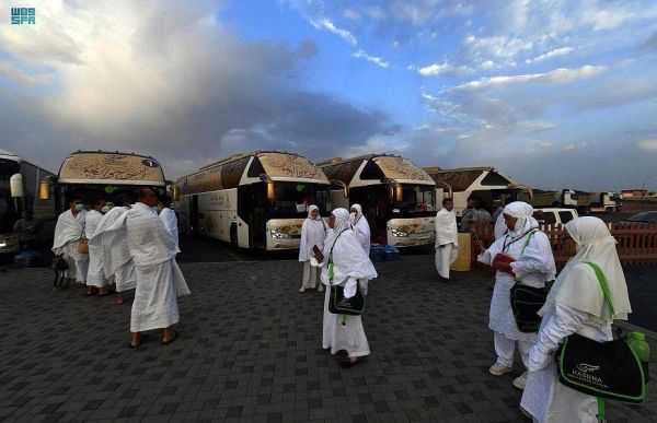 14,093 pilgrims move from Madinah to Makkah Monday