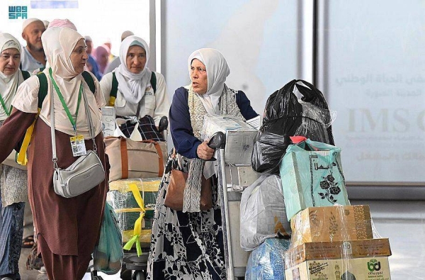 Over 104,000 pilgrims go home via Madinah Airport