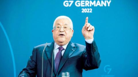 Abbas’s Popularity Increases Following Statements Against Israel in Germany