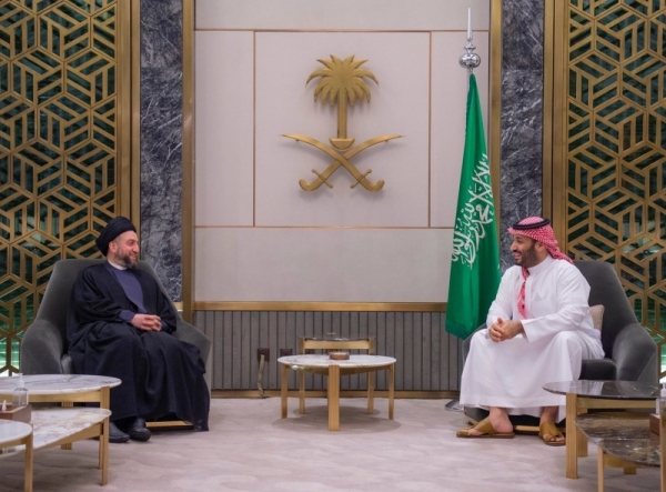Crown Prince meets Iraq’s Wisdom Movement president