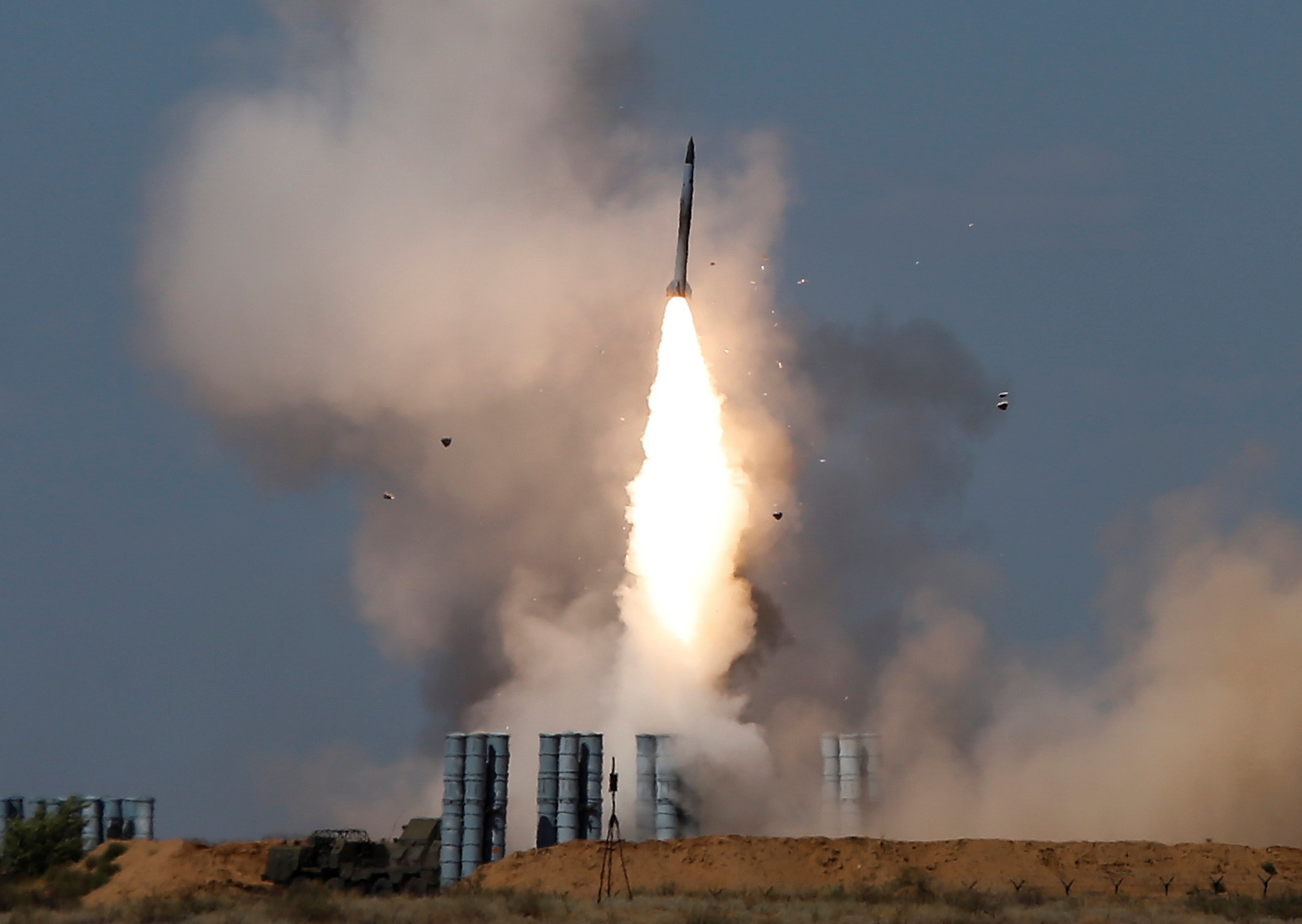 Russia ships air defence missiles out of Syria, satellites show
