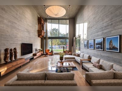 A Modern Indian Brutalist House With Artistic Touches