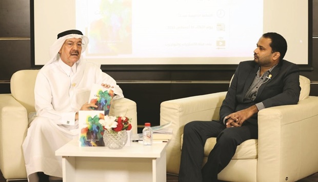 Qatari forum hosts Indian author
