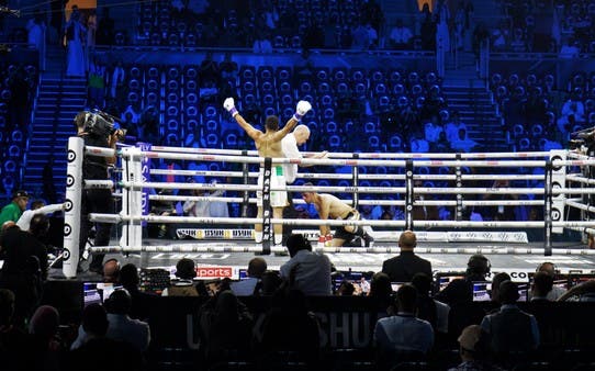 Ziyad al-Maayouf makes history as first Saudi to win professional boxing match