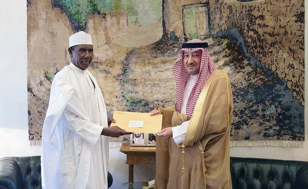 Crown Prince receives written message from president of Nigeria