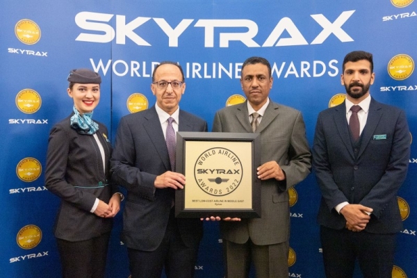 flynas wins Skytrax award as best low-cost airline in Middle East for 5th time