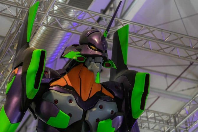 Evangelion statue stands tall at Saudi Anime Expo