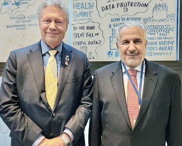 Dr. Al Rabeeah, GAVI CEO discuss issues related to humanitarian and relief affairs