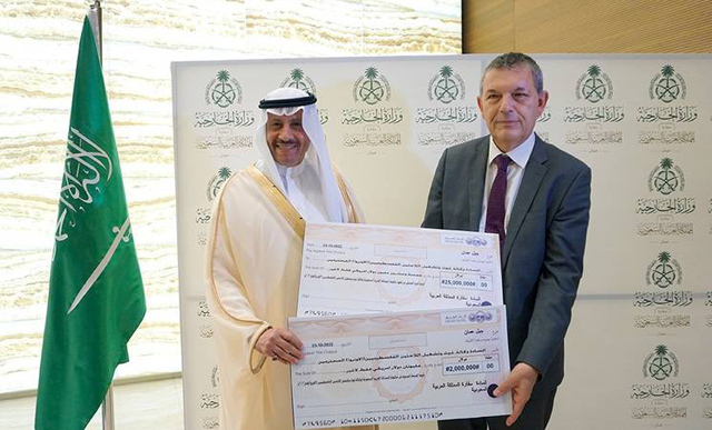 Saudi Arabia delivers $27 million to UNRWA in support of Palestinian refugees