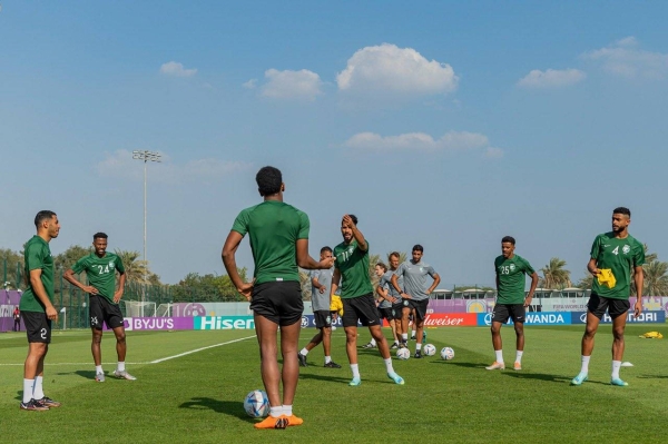 Saudi squad gets ready to meet Argentina in toughest opening match Tuesday