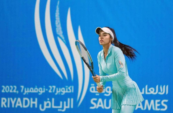 Saudi Games: Yara Al-Haqbani wins tennis gold medal