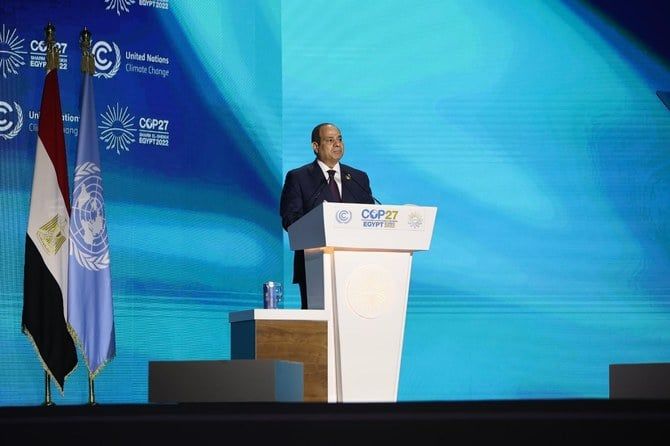 Egypt seeks shift to green economy, President El-Sisi tells COP27 