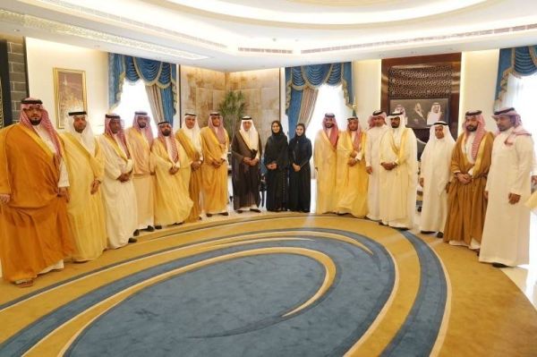 Khaled Al-Faisal receives new chairman and board members of Makkah Chamber