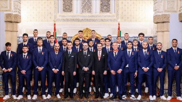 Moroccan king hails national team after World Cup success