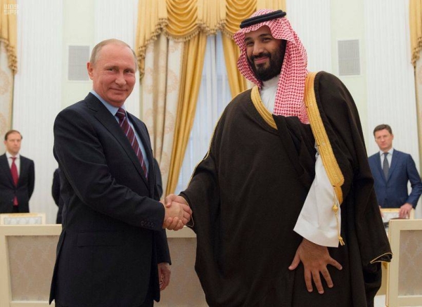 Crown Prince, Putin review Saudi-Russian bilateral relations 