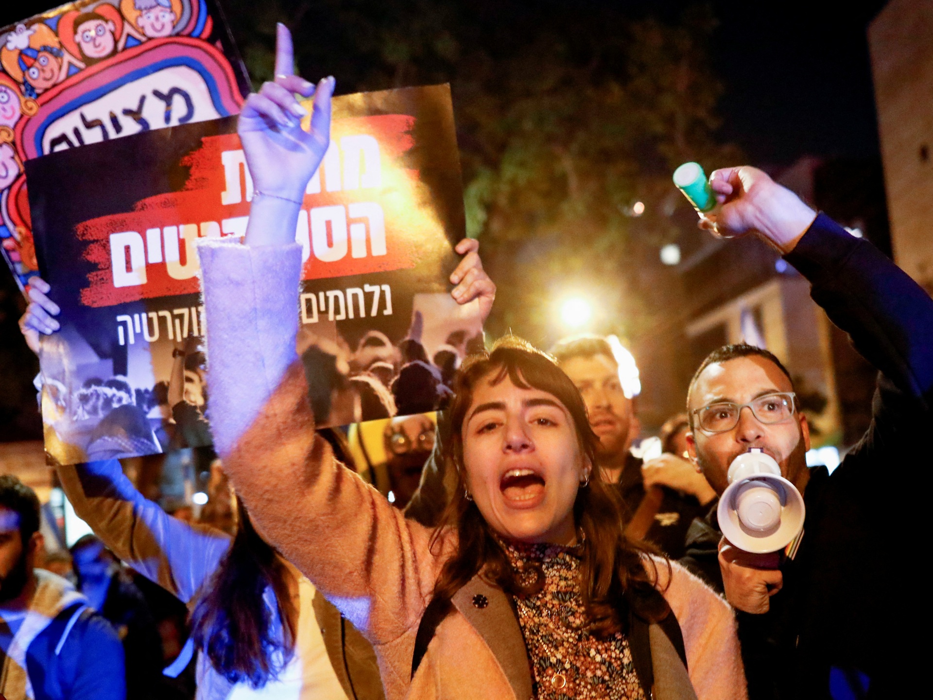 Huge crowds in Israel again protest Netanyahu’s legal changes