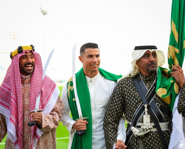 Ronaldo performs Ardha enthusiastically to mark Saudi Founding Day celebrations
