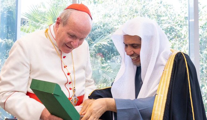 MWL chief receives Cardinal Christoph Schonbrunn in Riyadh