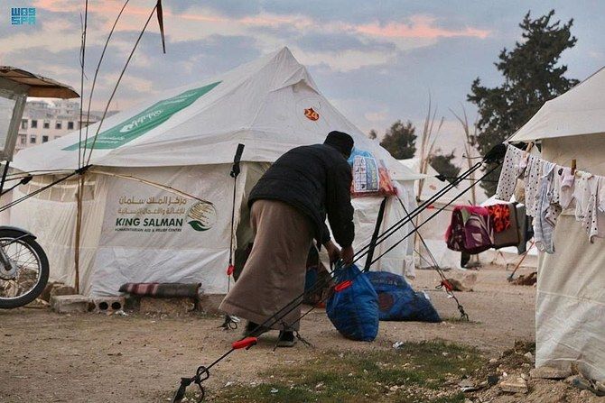 KSRelief distributes aid to quake-hit cities in Aleppo