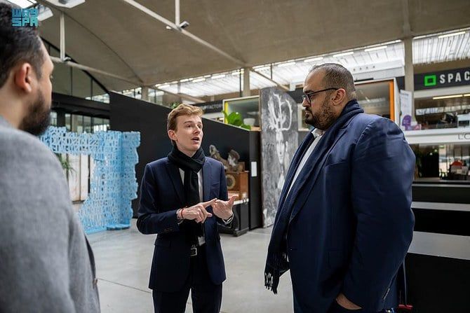 Saudi economy and planning minister visits world’s largest startup campus Station F in Paris