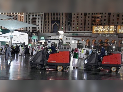 Prophet’s Mosque sterilized 5 times a day during Ramadan