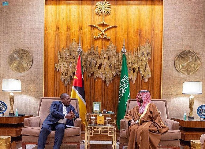 Saudi crown prince, Mozambique’s president discuss relations