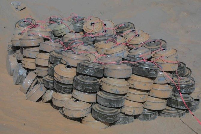 Saudi project cleared 4,811 explosive devices from Yemen in February