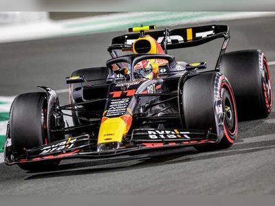Sergio Perez on pole for Red Bull in Saudi Arabia for 2nd year running