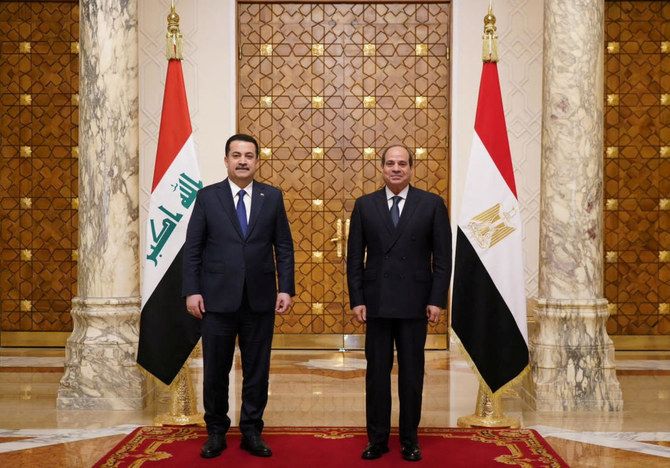Egyptian president and visiting Iraqi PM seek to deepen ties