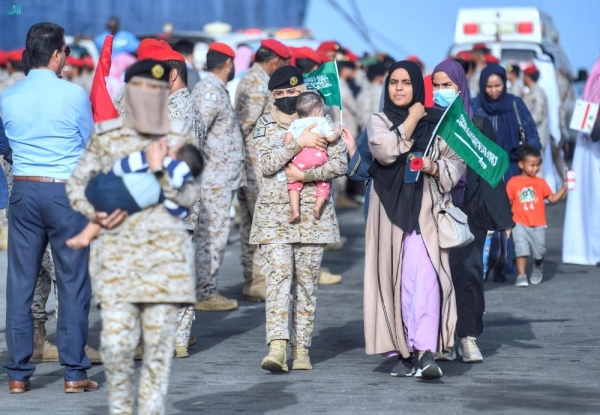 Saudi Arabia evacuates 1687 people of 58 nationalities from Sudan