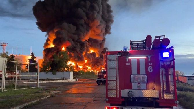 Fire at Crimea fuel depot extinguished after drone attack