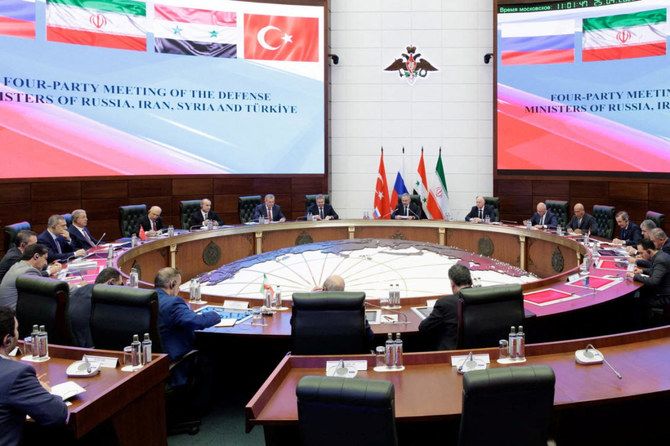Russian, Turkish, Syrian, Iranian defense ministers hold talks in Moscow