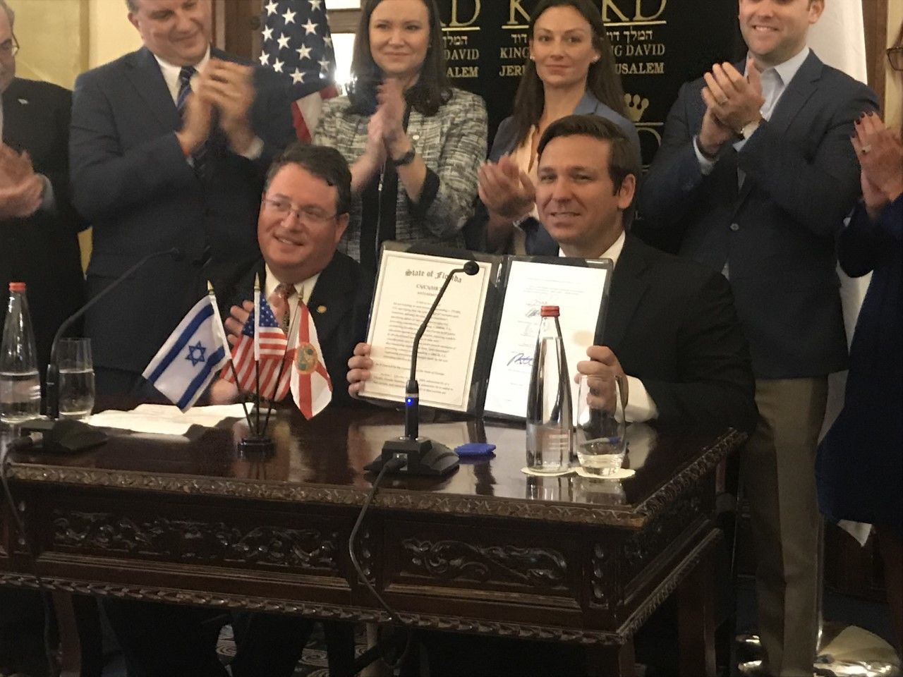 Florida Governor Ron DeSantis Lands in Israel for Meetings with Netanyahu and Herzog