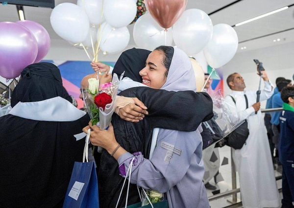 Talented Saudi student winners at ISEF 2023 arrive in Saudi Arabia 