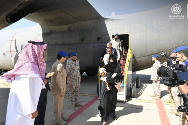 Saudi military base receives 26 foreign evacuation flights from Sudan