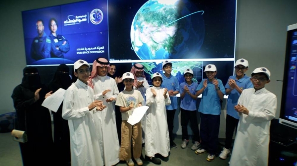 Saudi Students Make History with Interaction with Astronauts Living in Space