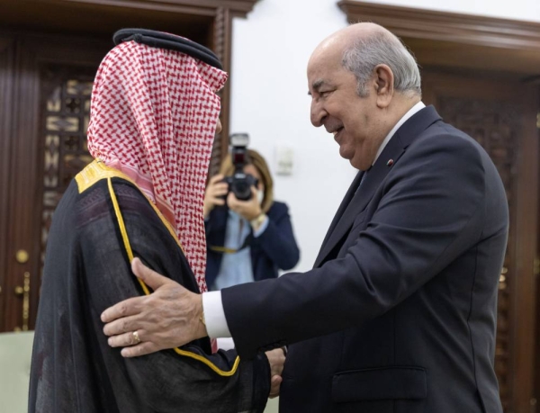 Algerian president meets Saudi foreign minister