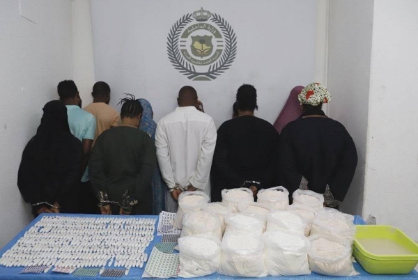 11 foreigners arrested with 55.2 kg of cocaine